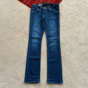 AG Hemmed 26R The Ballad Slim Boot Jeans Actual W 28.5 x I 31